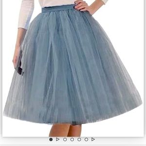 NWT tulle skirt (blue, XS)